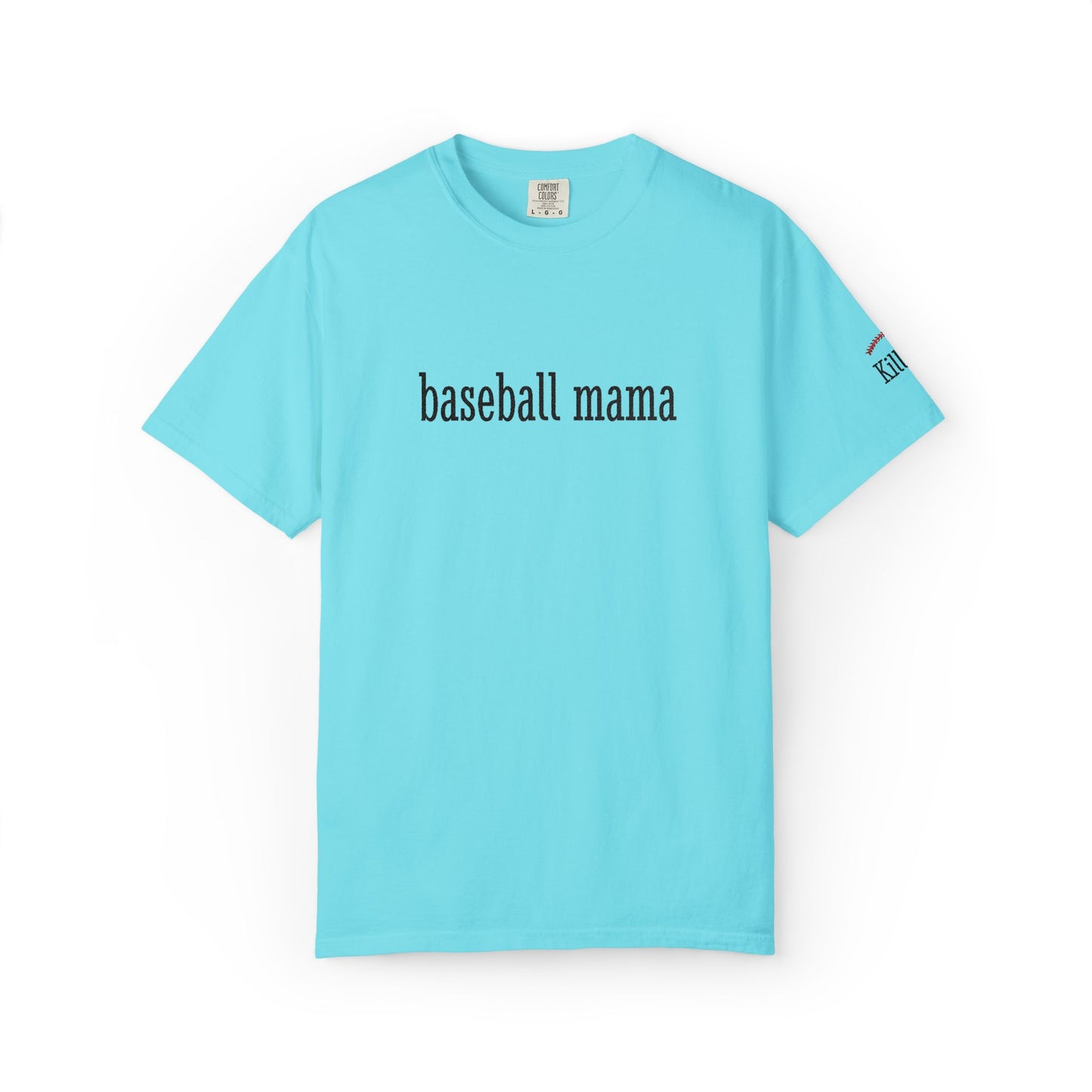 Baseball Mama Custom Name Embroidery T-Shirt - Baseball Mom Gift