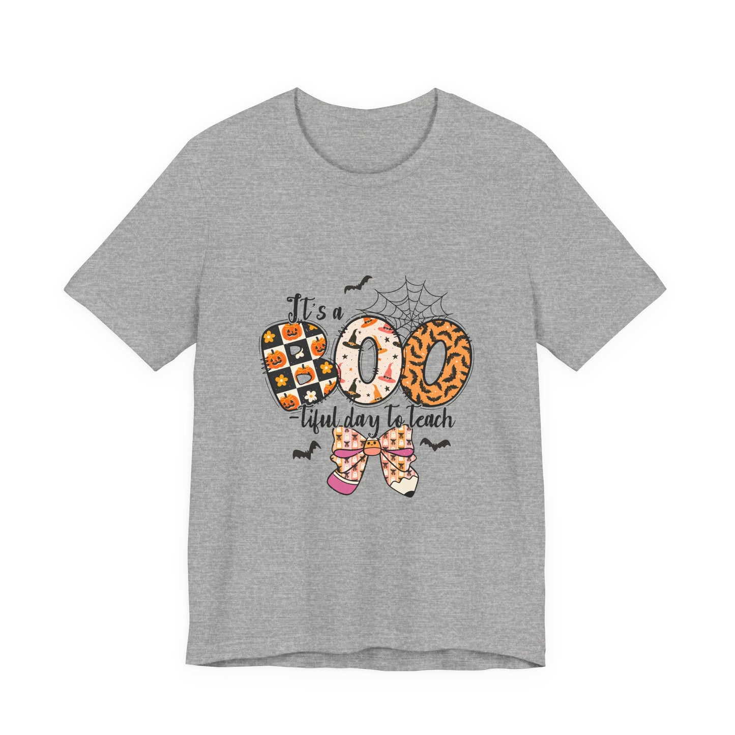 Boo Day Graphic Tee, Halloween Shirt, Unisex Casual T-Shirt, Spooky Season Top, Gift for Halloween Lovers