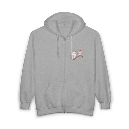 Personalized Baseball or Softball Unisex Zip-Up Hoodie: Cozy Streetwear for Every Occasion, Ideal Gift for Friends, Great for Fall, Casual Outfits, Stylish Layering