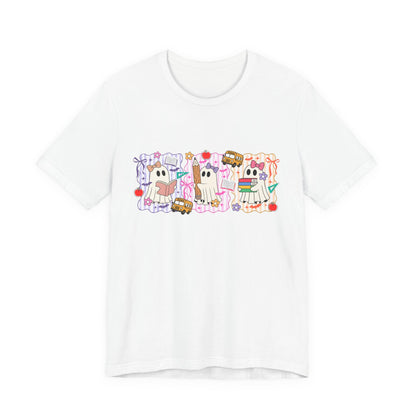 Cute Cartoon Character Tee, Unisex Jersey Shirt for Kids, Fun Graphic Tee for Parties, Birthdays, Casual Wear, Gift for Animal Lovers