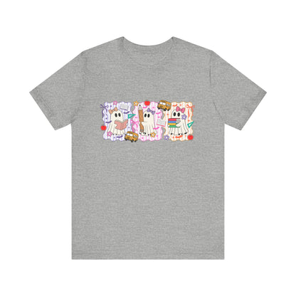 Cute Cartoon Character Tee, Unisex Jersey Shirt for Kids, Fun Graphic Tee for Parties, Birthdays, Casual Wear, Gift for Animal Lovers