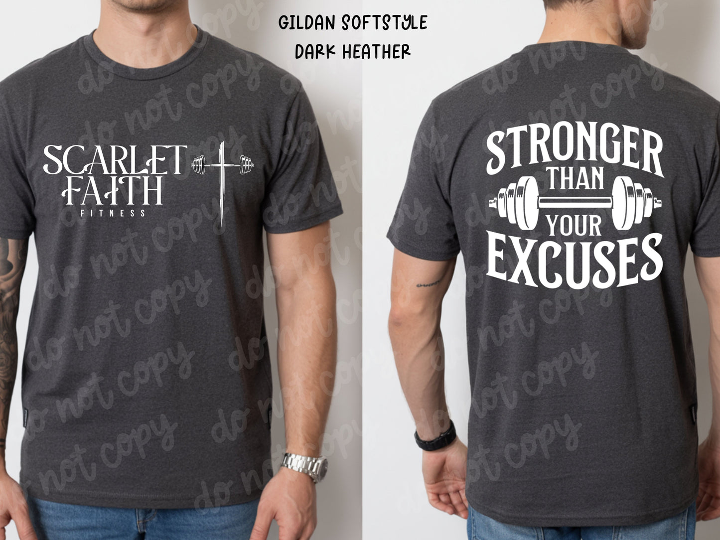 Men's Scarlet Faith Fitness Shirt