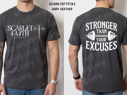 Men's Scarlet Faith Fitness Shirt
