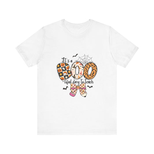 Boo Day Graphic Tee, Halloween Shirt, Unisex Casual T-Shirt, Spooky Season Top, Gift for Halloween Lovers