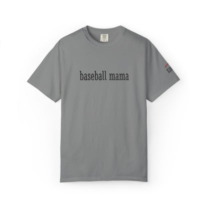 Baseball Mama Custom Name Embroidery T-Shirt - Baseball Mom Gift