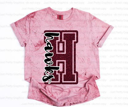 Mascot Glitter Softstyle Tee Shirt - DTF Comfort Colors Shirt