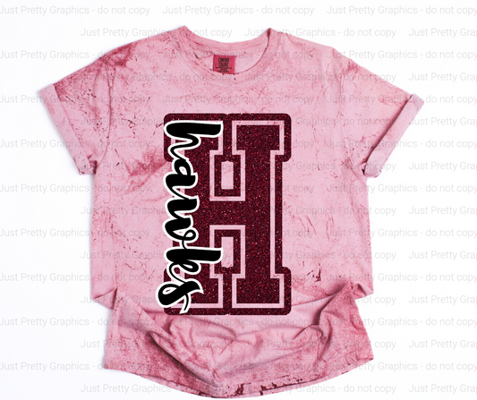 Mascot Glitter Softstyle Tee Shirt - DTF Comfort Colors Shirt