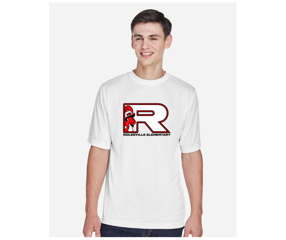 Rolesville Elementary Rams Performance, Moisture Wicking Shirt