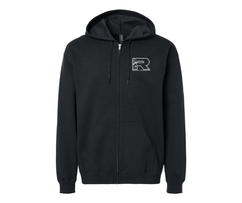 Rolesville Elementary Gildan Softstyle Zip-Up Hooded Sweatshirt