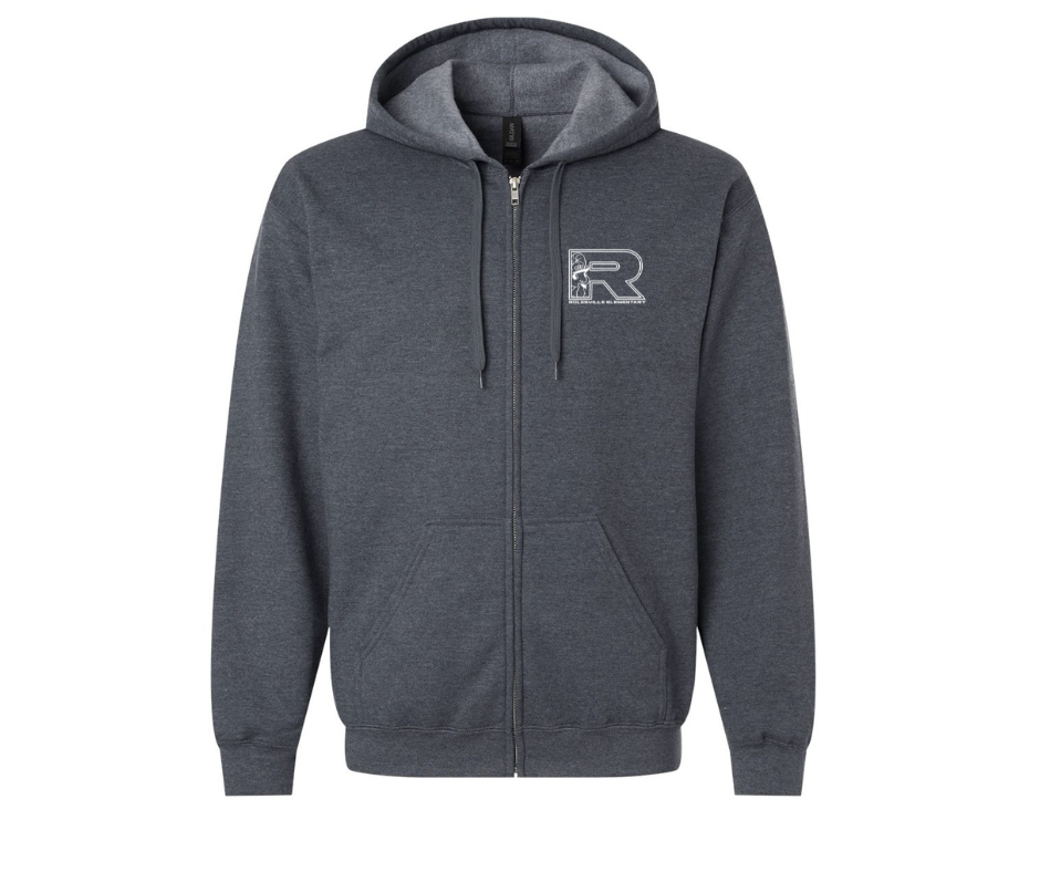 Rolesville Elementary Gildan Softstyle Zip-Up Hooded Sweatshirt